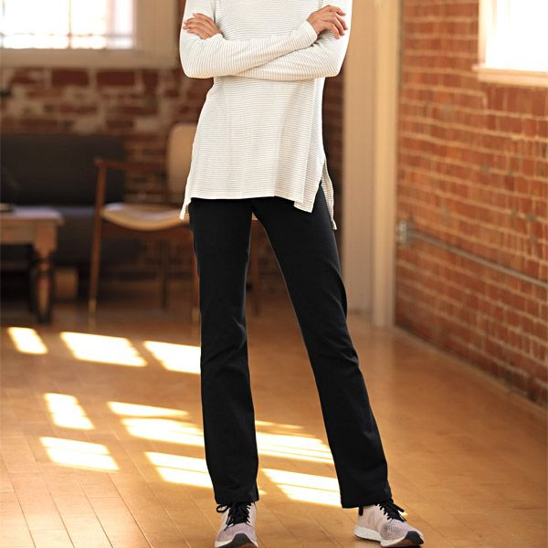 オーガニックコットン ブーツカットパンツ