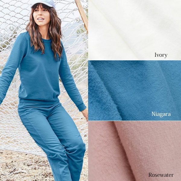 【SALE／20%OFF】オーガニックコットン フリースプルオーバー