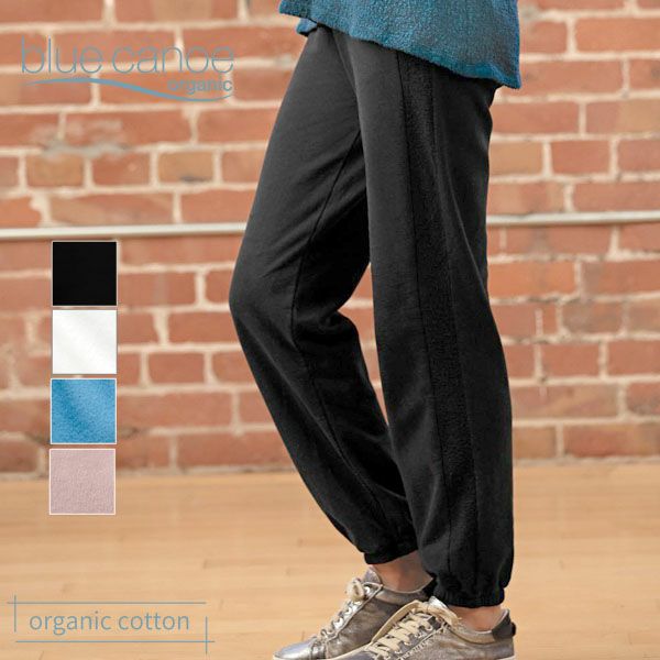【SALE／20%OFF】オーガニックコットン フリースハイウエストトラックパンツ