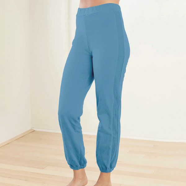 【SALE／20%OFF】オーガニックコットン フリースハイウエストトラックパンツ