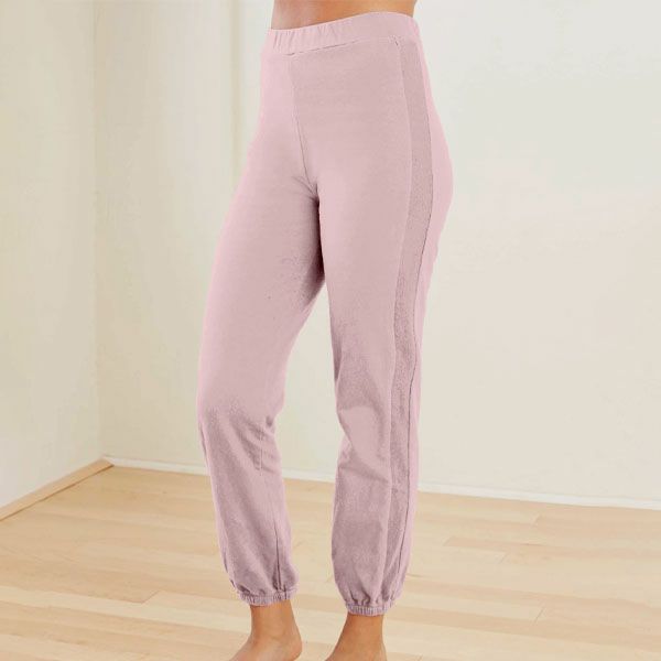 【SALE／20%OFF】オーガニックコットン フリースハイウエストトラックパンツ