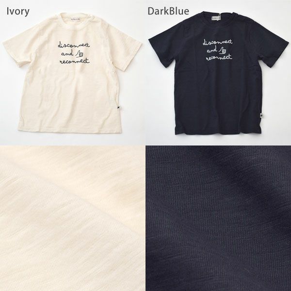 オーガニックコットン キッズＴシャツRECONNECT(半袖)