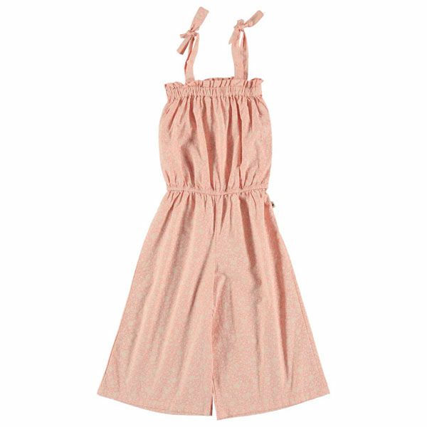 オーガニックコットン キッズフローラルジャンプスーツ