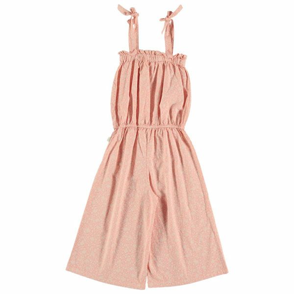 オーガニックコットン キッズフローラルジャンプスーツ