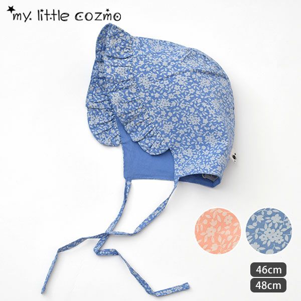 オーガニックコットン ベビーフローラルボンネット