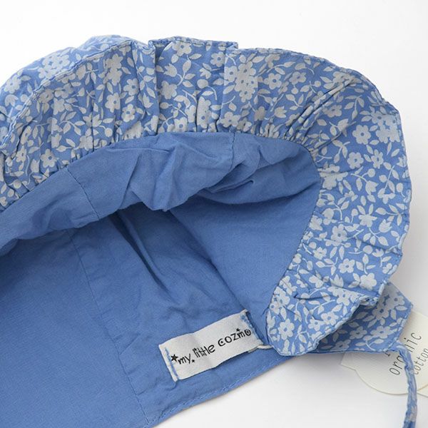 オーガニックコットン ベビーフローラルボンネット