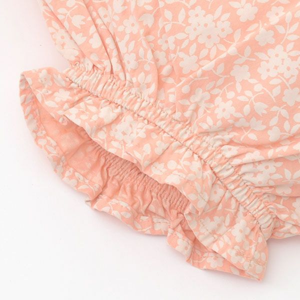 オーガニックコットン ベビーフローラルブルマ