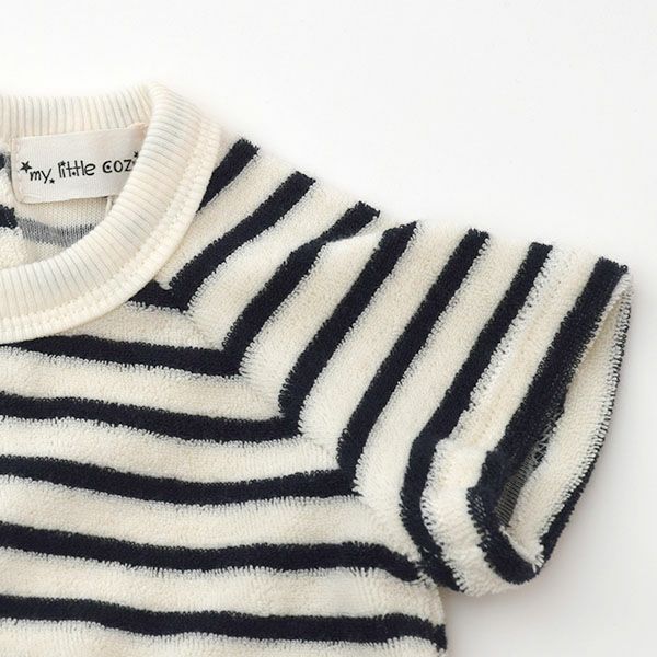 オーガニックコットン ベビーテリーロンパース(半袖)