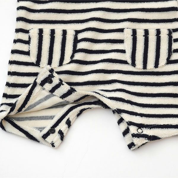 オーガニックコットン ベビーテリーロンパース(半袖)