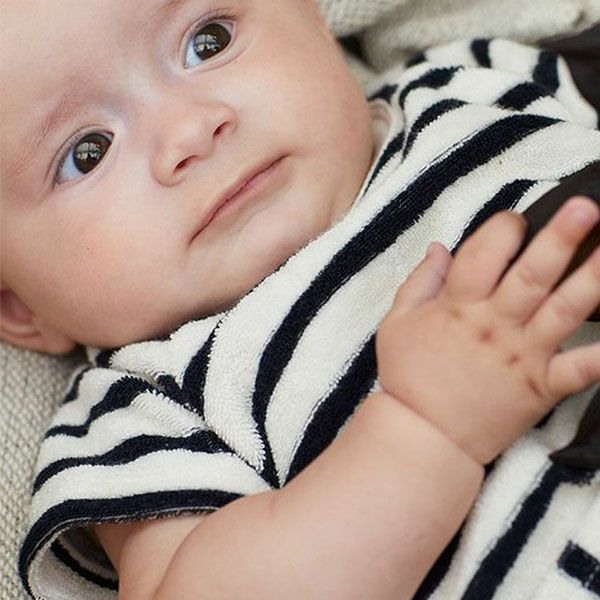 オーガニックコットン ベビーテリーロンパース(半袖)