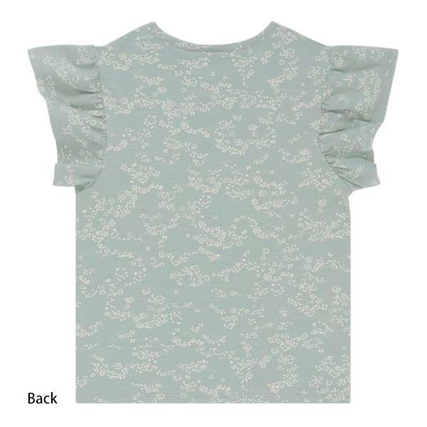 オーガニックコットン キッズ フリル袖 Tシャツ Hilde