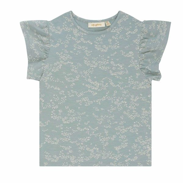 オーガニックコットン キッズ フリル袖 Tシャツ Hilde