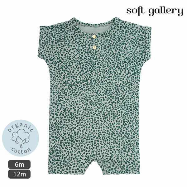 オーガニックコットン ベビー ショートロンバース Leospot