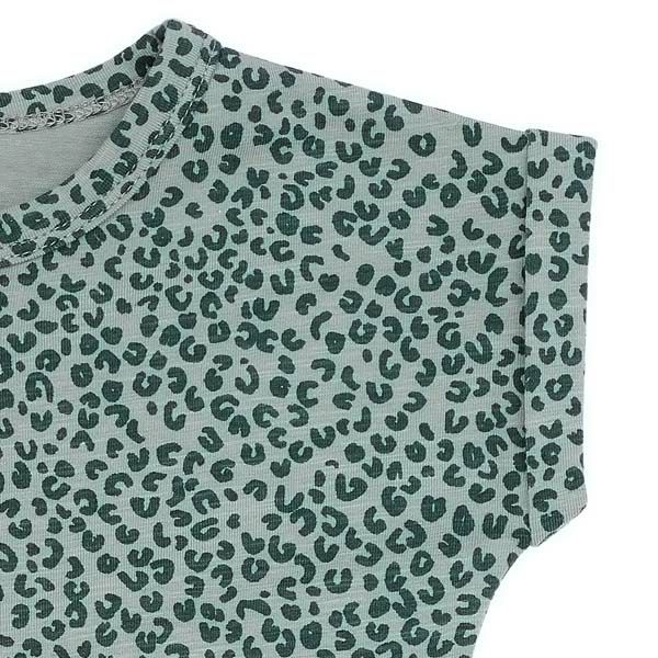 オーガニックコットン ベビー ショートロンバース Leospot