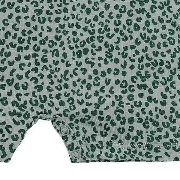 オーガニックコットン ベビー ショートロンバース Leospot