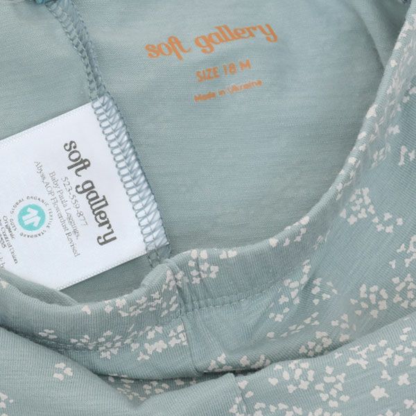 オーガニックコットン ベビー レギンス Flowerdust