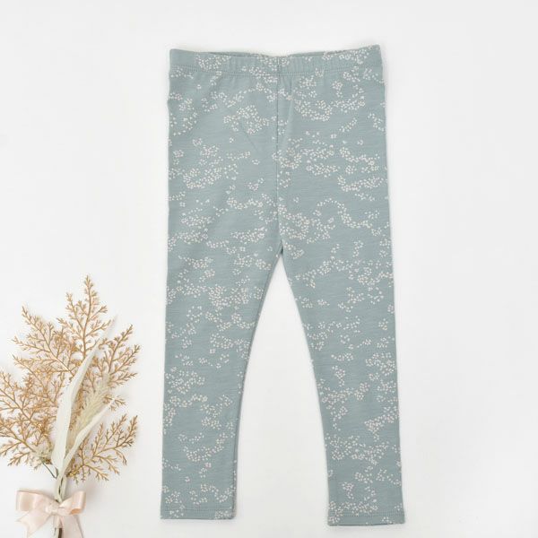 オーガニックコットン ベビー レギンス Flowerdust