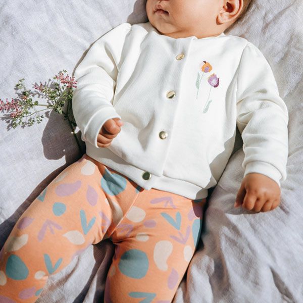 オーガニックコットン ベビー レギンス Shapes