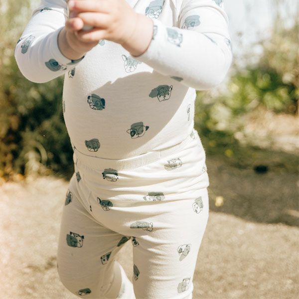 オーガニックコットン ベビー レギンス Doggy