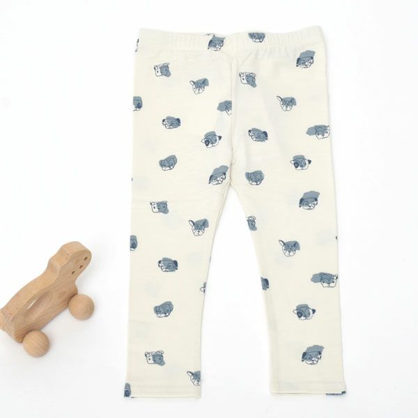 オーガニックコットン ベビー レギンス Doggy