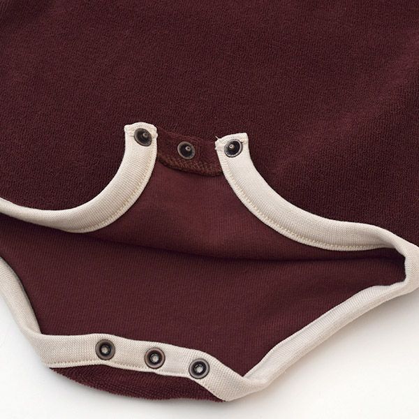 オーガニックコットン ベビー パイルロンパース（半袖）