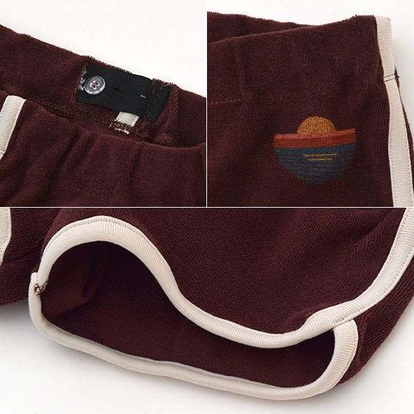 オーガニックコットン キッズ テリーショートパンツ