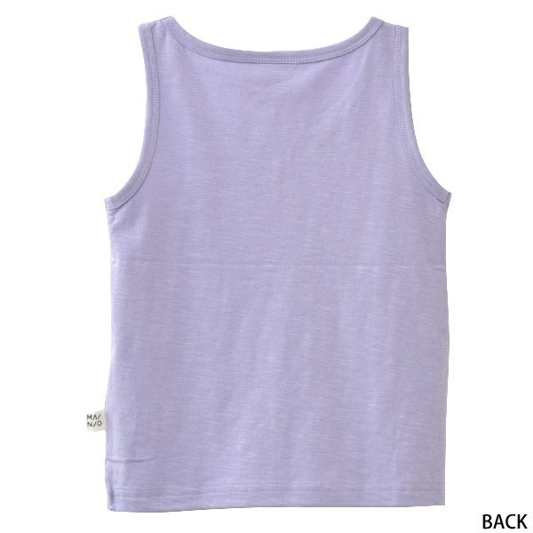 オーガニックコットン キッズ スラブノースリーブトップ Helmsman