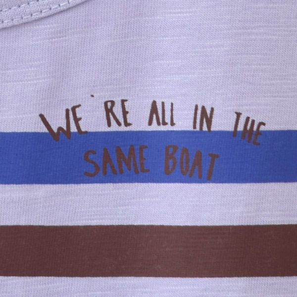 オーガニックコットン キッズ スラブノースリーブトップ Helmsman