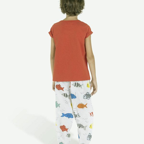 オーガニックコットン キッズ Tシャツ Let it Flow(半袖)