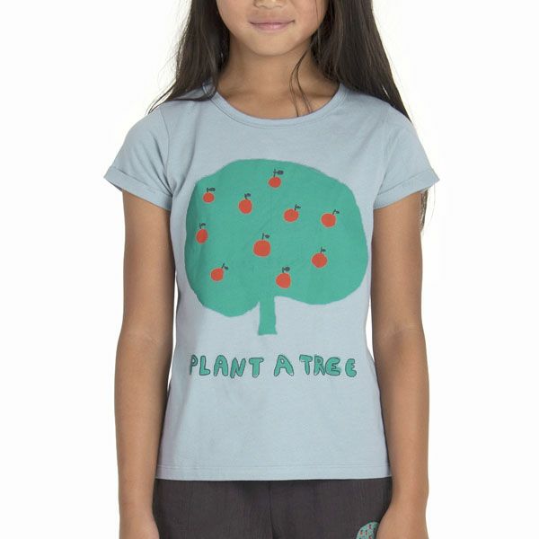 オーガニックコットン キッズ Tシャツ Plant A Tree(半袖)