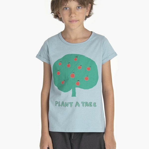 オーガニックコットン キッズ Tシャツ Plant A Tree(半袖)