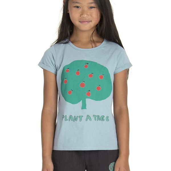オーガニックコットン キッズ Tシャツ Plant A Tree(半袖)