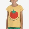 オーガニックコットン キッズ スラブTシャツ Eat Tomato(半袖)