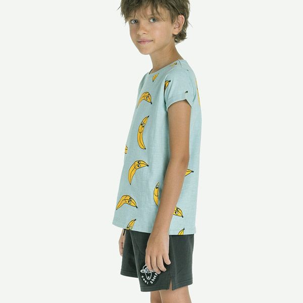 オーガニックコットン キッズ スラブTシャツ BananaFriends(半袖)