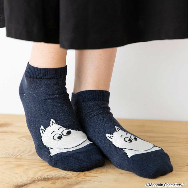 オーガニックコットン ムーミン ショートソックス