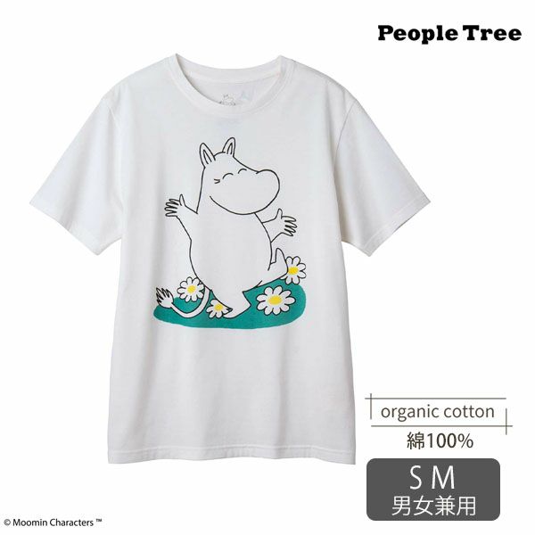 オーガニックコットン ムーミン ユニセックスＴシャツ(半袖)