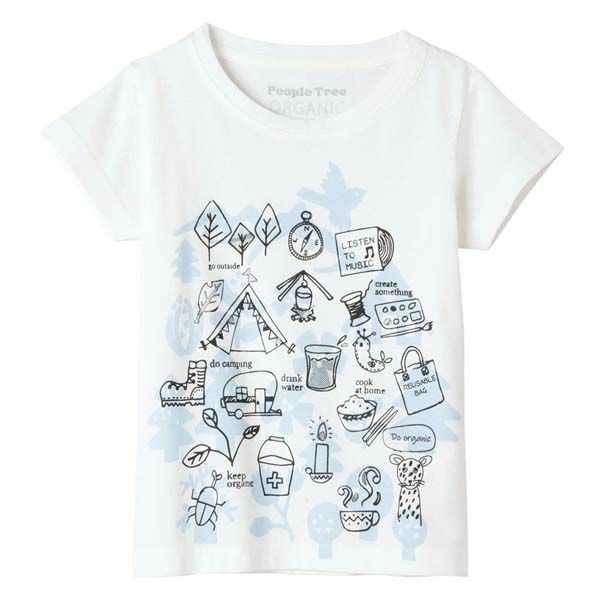 オーガニックコットン キッズＴシャツ ヒュッゲスタイル(半袖)