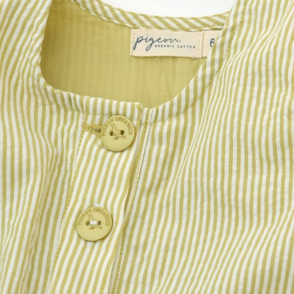 オーガニックコットン ベビーシアサッカーオールインワン