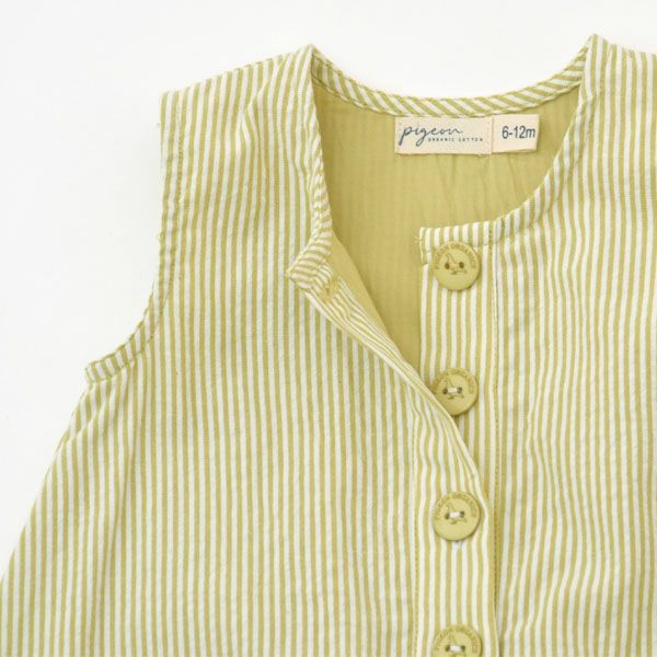 オーガニックコットン ベビーシアサッカーオールインワン