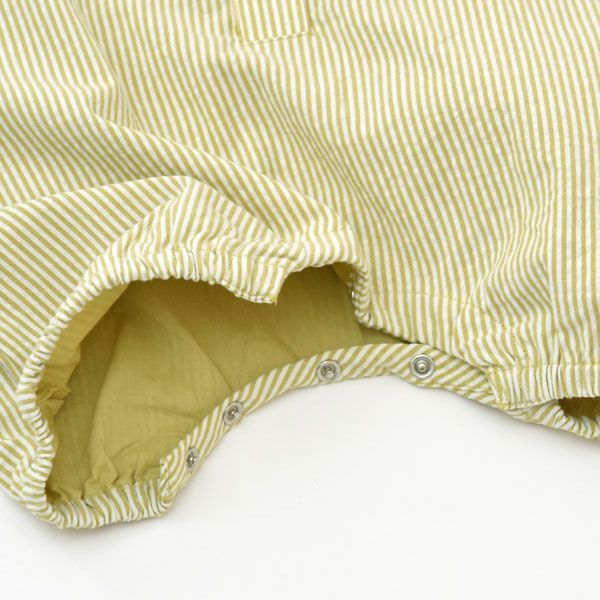 オーガニックコットン ベビーシアサッカーオールインワン