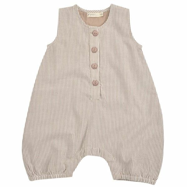 オーガニックコットン ベビーシアサッカーオールインワン