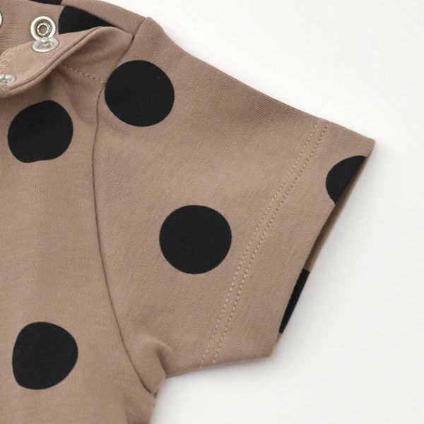 オーガニックコットン キッズ TシャツSmallSpotBlack