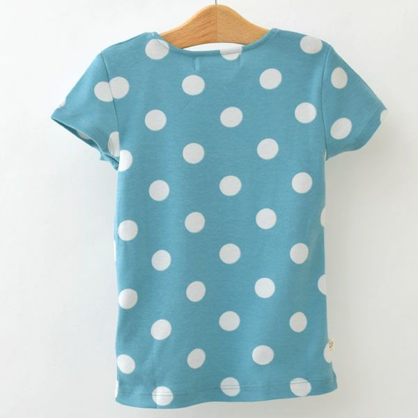 オーガニックコットン キッズ TシャツSmallSpot Pebble