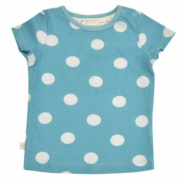 オーガニックコットン キッズ TシャツSmallSpot Pebble