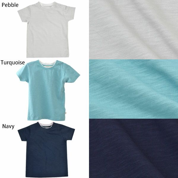 オーガニックコットン キッズスラブTシャツ(半袖)