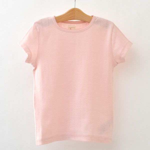 オーガニックコットン キッズポインテルTシャツ（半袖）