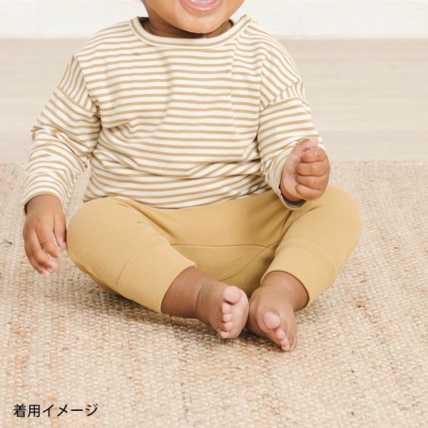 オーガニックコットン ベビーパンツ Stripe