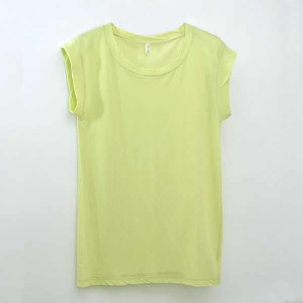 オーガニックコットン 薄地 フレンチスリーブ