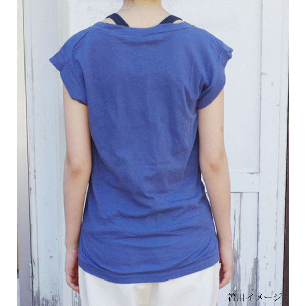 オーガニックコットン 薄地 フレンチスリーブ