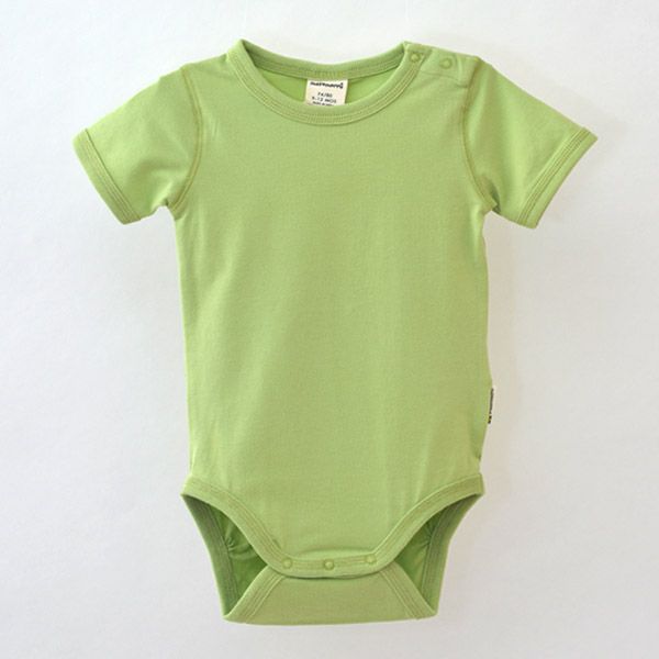 オーガニックコットン ベビー ボディスーツ（半袖）